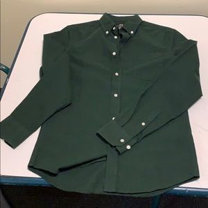 Green button down long sleeve